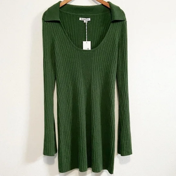 NWT REFORMATION Cashmere Farfalle
Sweater Mini Dress - Picture 4 of 7